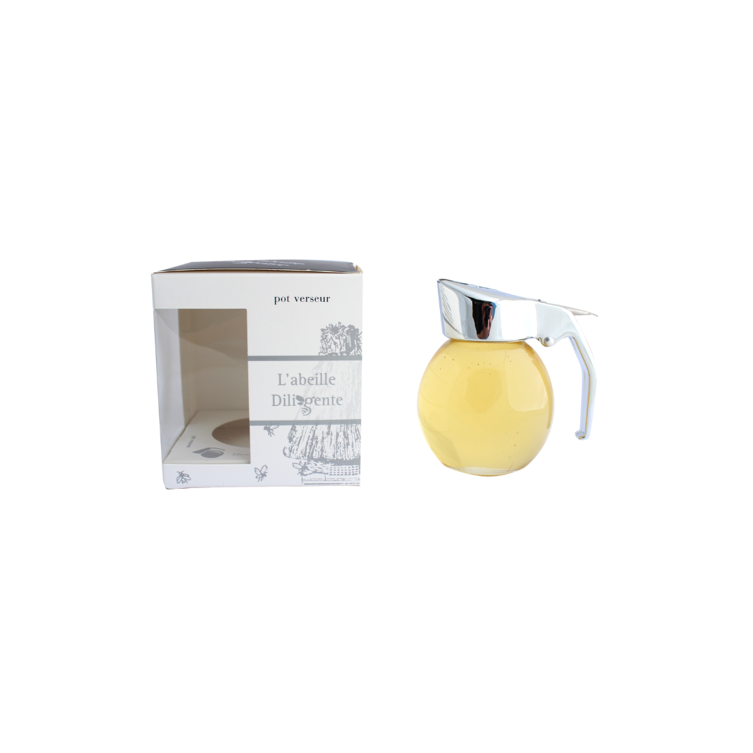 Miel d'acacia dans flacon à bec verseur, Abeille diligente 280 gr