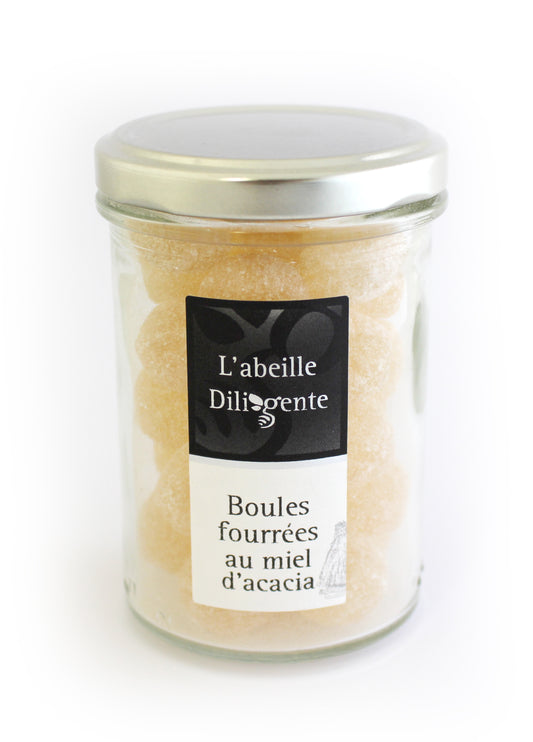 Bonbons boules fourrées Miel acacia 150g
