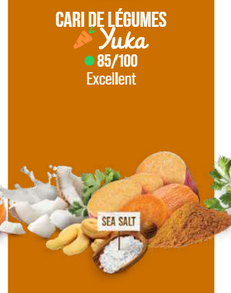 Purée Énergétique BIO cari de légumes 90 gr