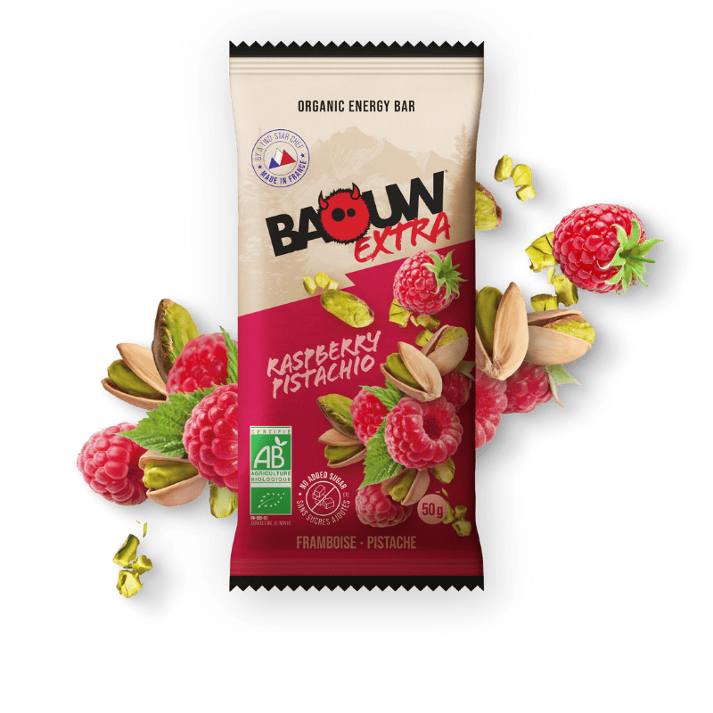 Barre Extra bio Framboises & pistaches