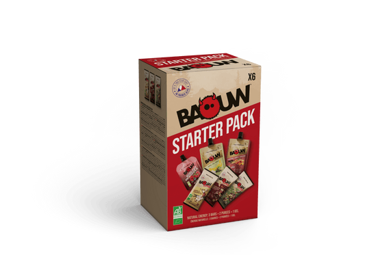 Coffret Starter pack bio: 3 barres, 2 purées, 1 gel