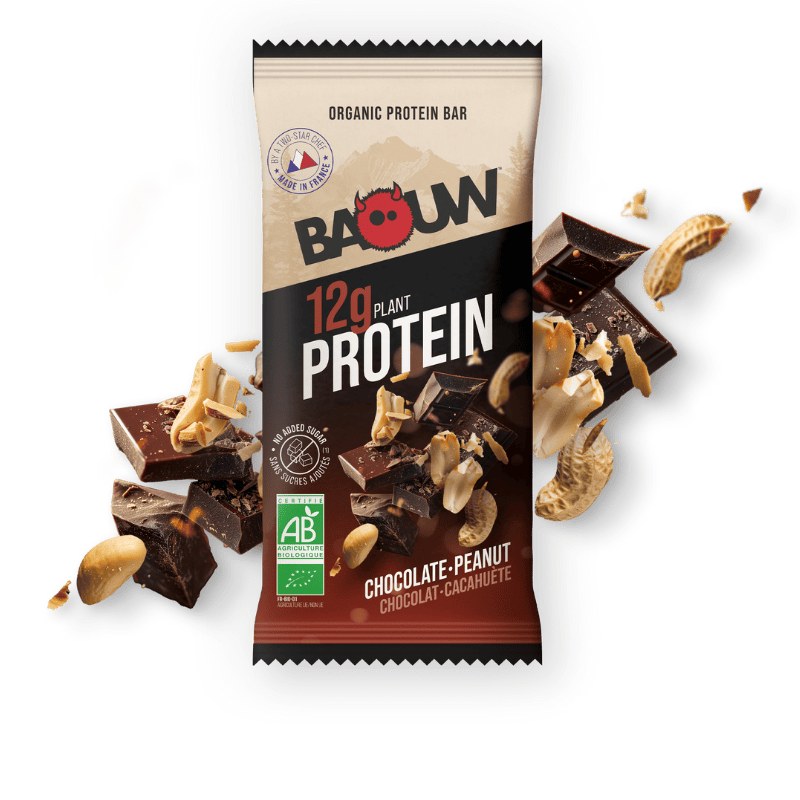 Barre protéinée bio Chocolat & Cacahuètes