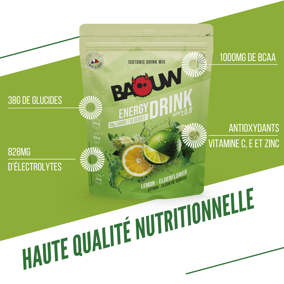 Boissons énergétiques citron & fleur de sureau