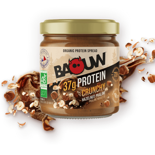 Pâte à Tartiner bio Protéinée Crunchy Praliné & Noisettes