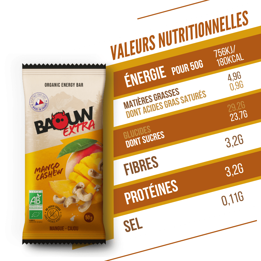 Barre Extra bio Mangue & Cajou
