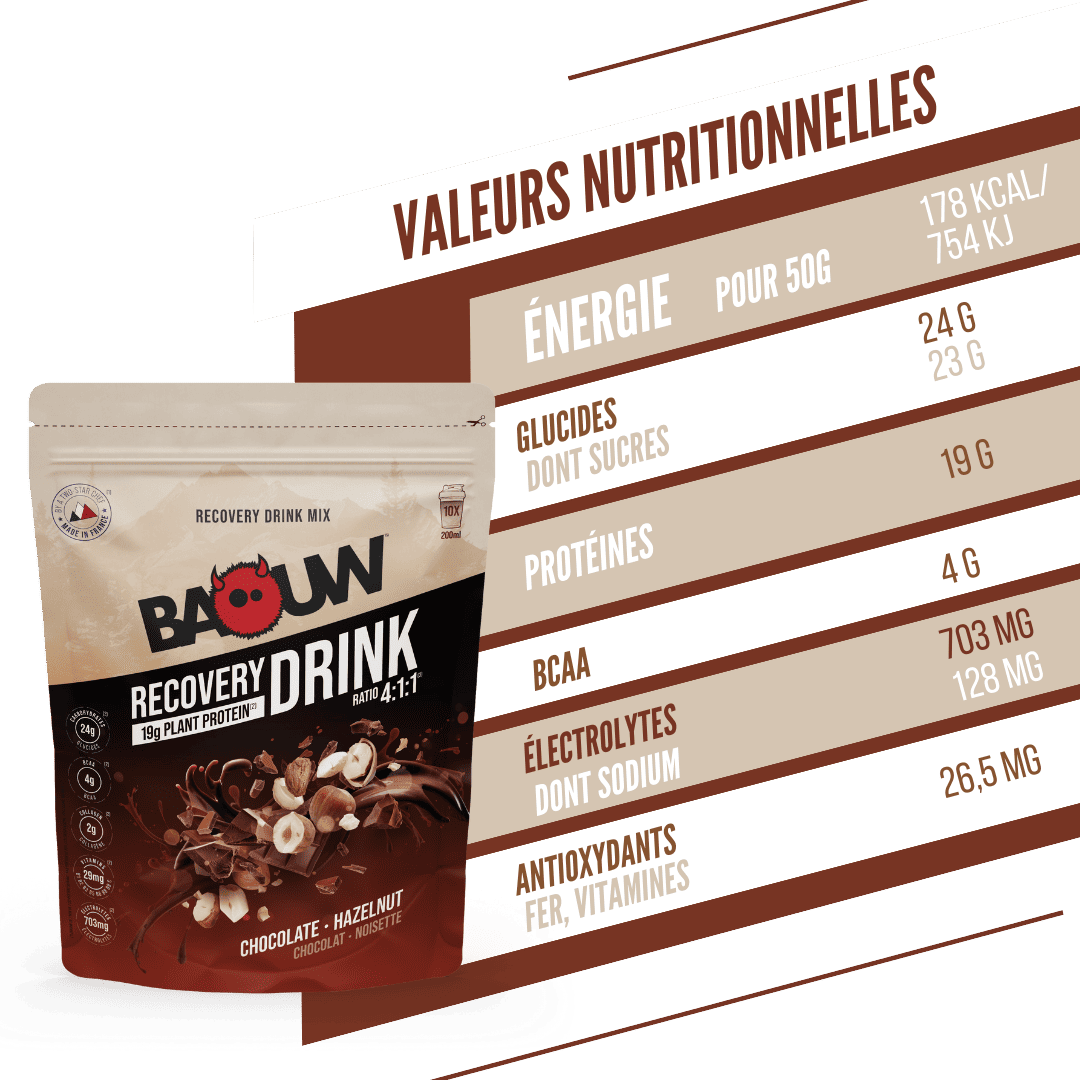 Boissons protéinées chocolat & noisettes