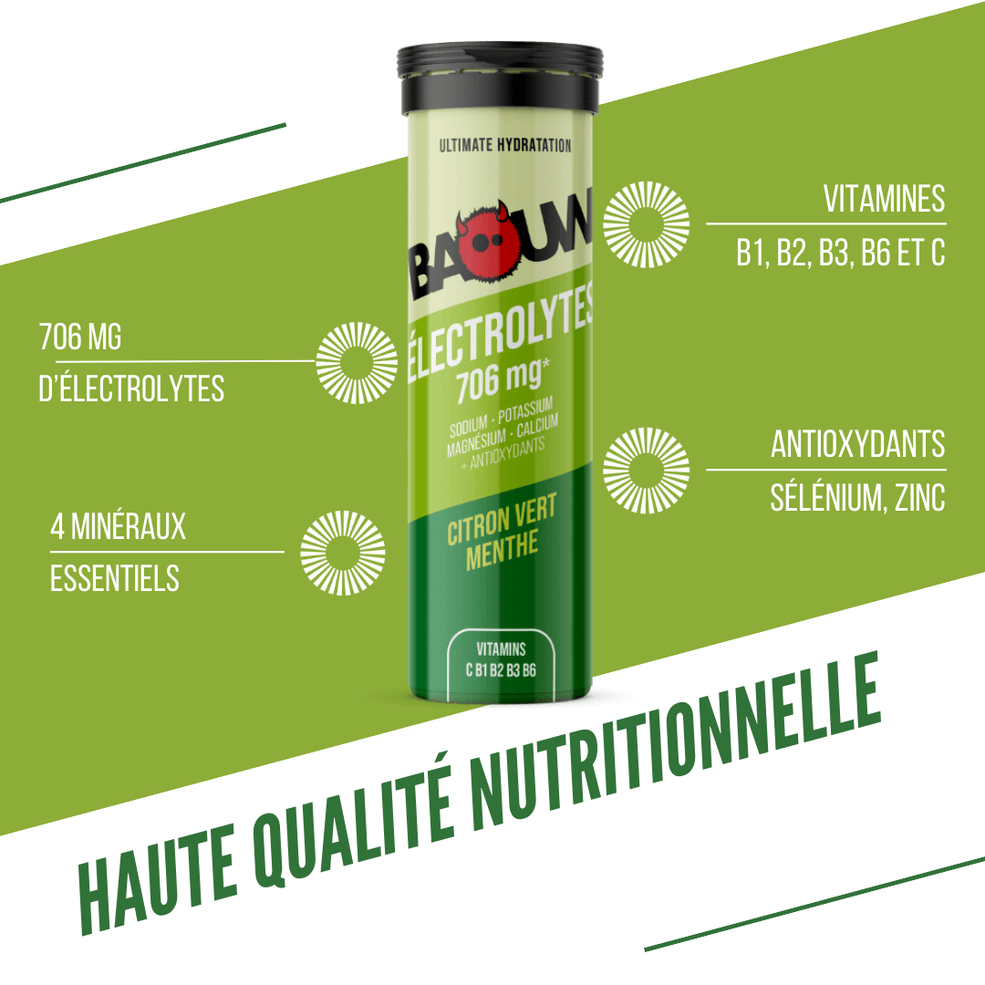 Baouw Electrolytes Citron Vert-Menthe