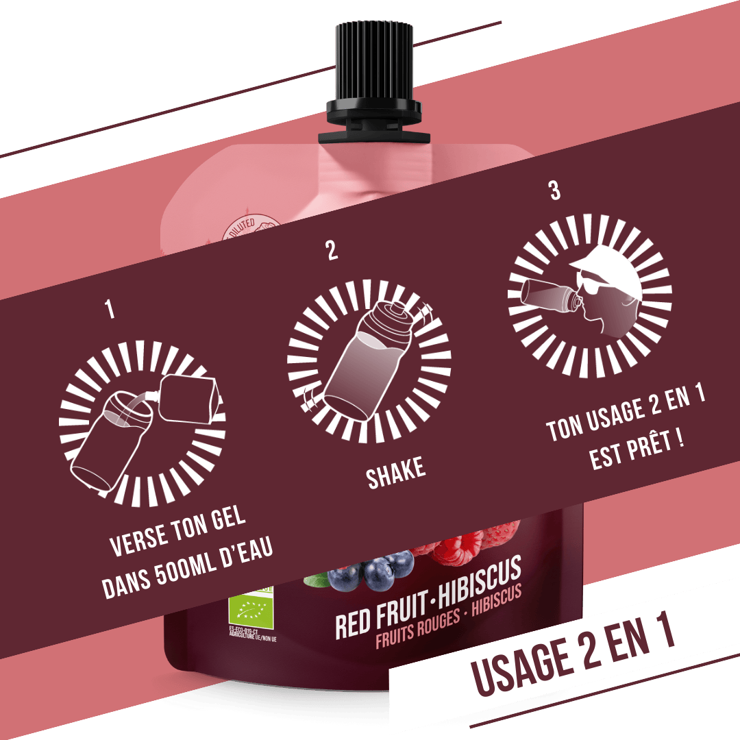 Gel naturel bio Fruits rouges & Hibiscus