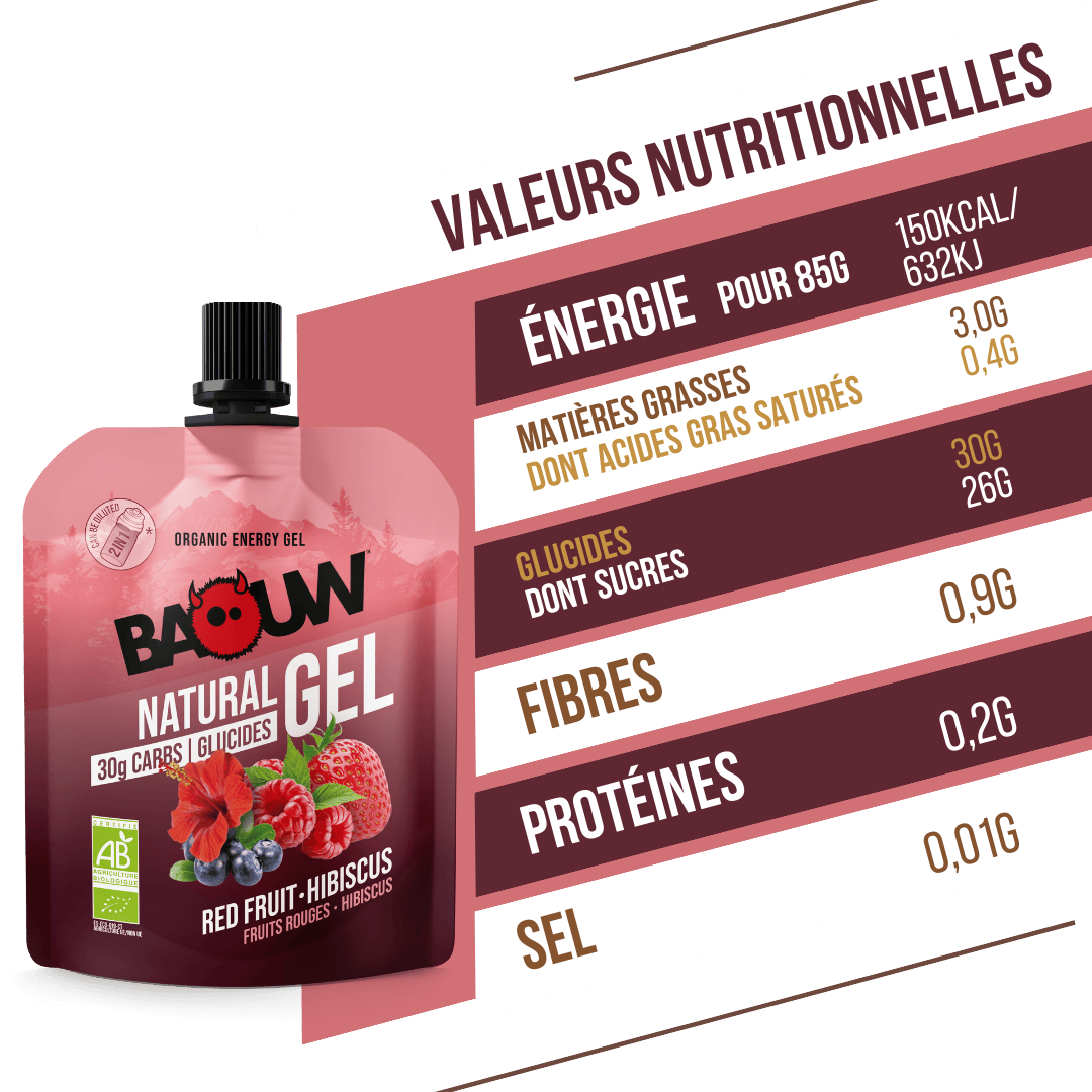 Gel naturel bio Fruits rouges & Hibiscus