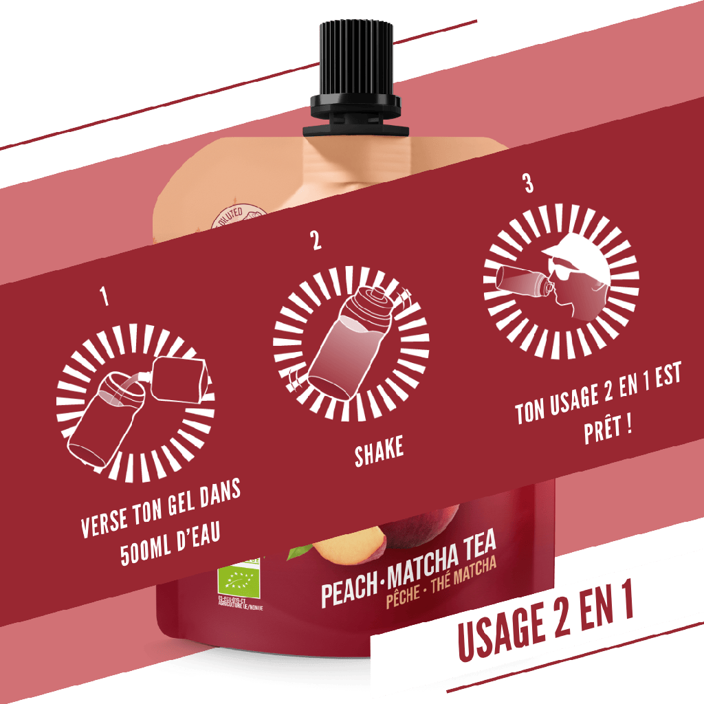 Baouw Gel naturel BIO Pêche 85g