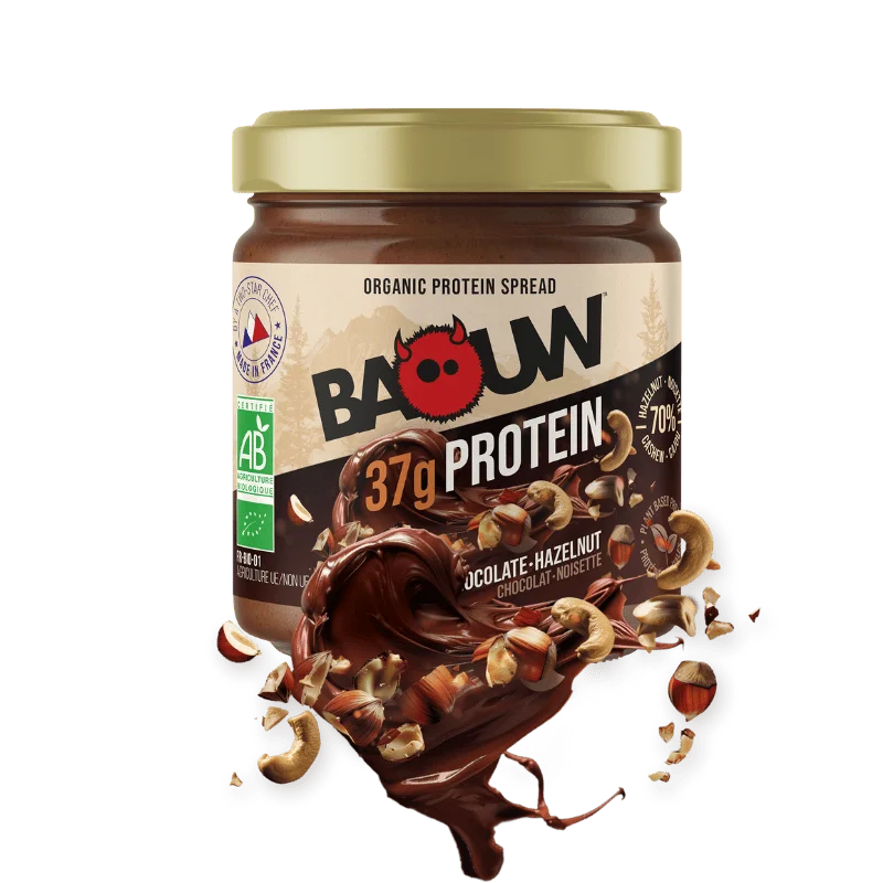 Baouw Pâte à Tartiner BIO Protéinée Cacao 200g
