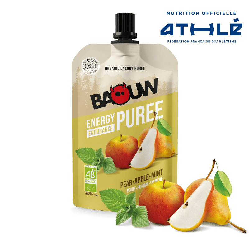 Baouw Purée BIO Poire-Pomme-Menthe 90g