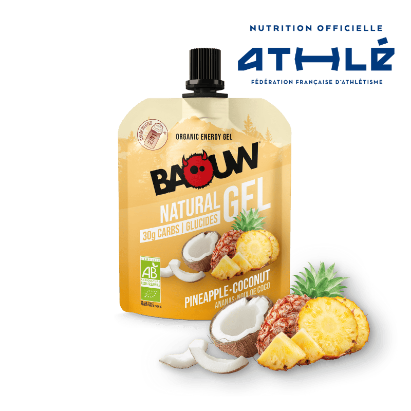 Baouw Gel naturel BIO Ananas-Noix de coco 85g