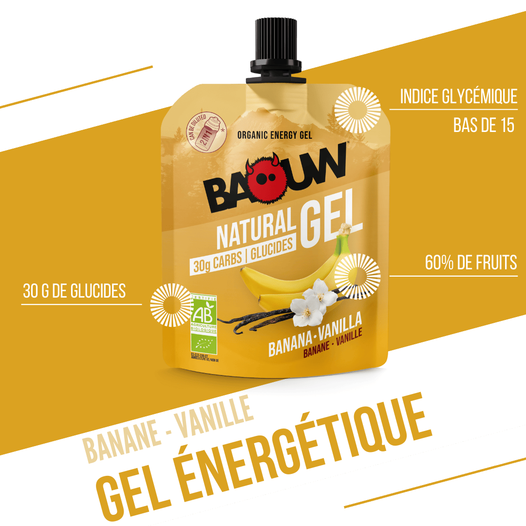 Gel naturel bio Banane & vanille
