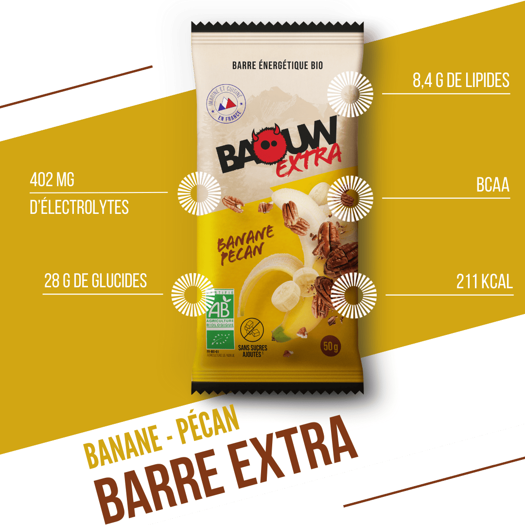 Barre Extra bio Banane & Noix de pécan