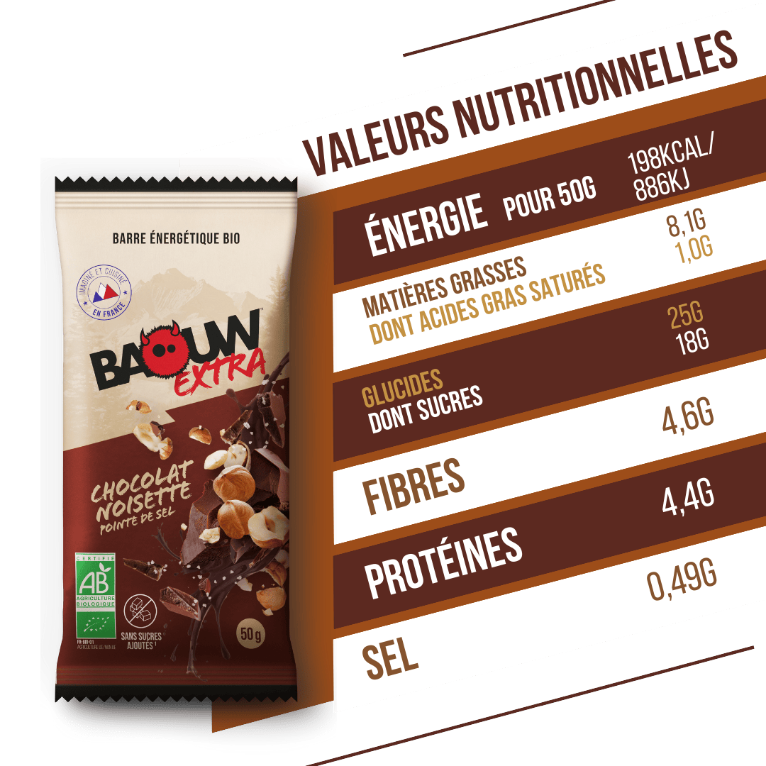 Barre Extra bio Chocolat & Noisettes