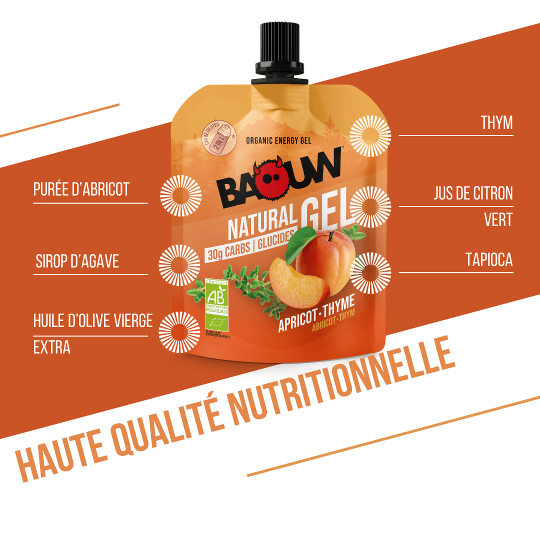 Gel naturel bio Abricot & thym