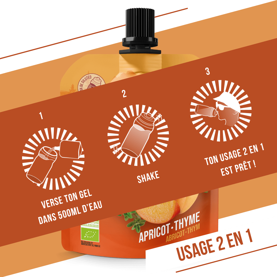 Gel naturel bio Abricot & thym