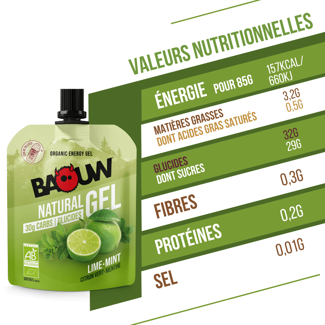 Gel naturel bio Citron Vert & Menthe
