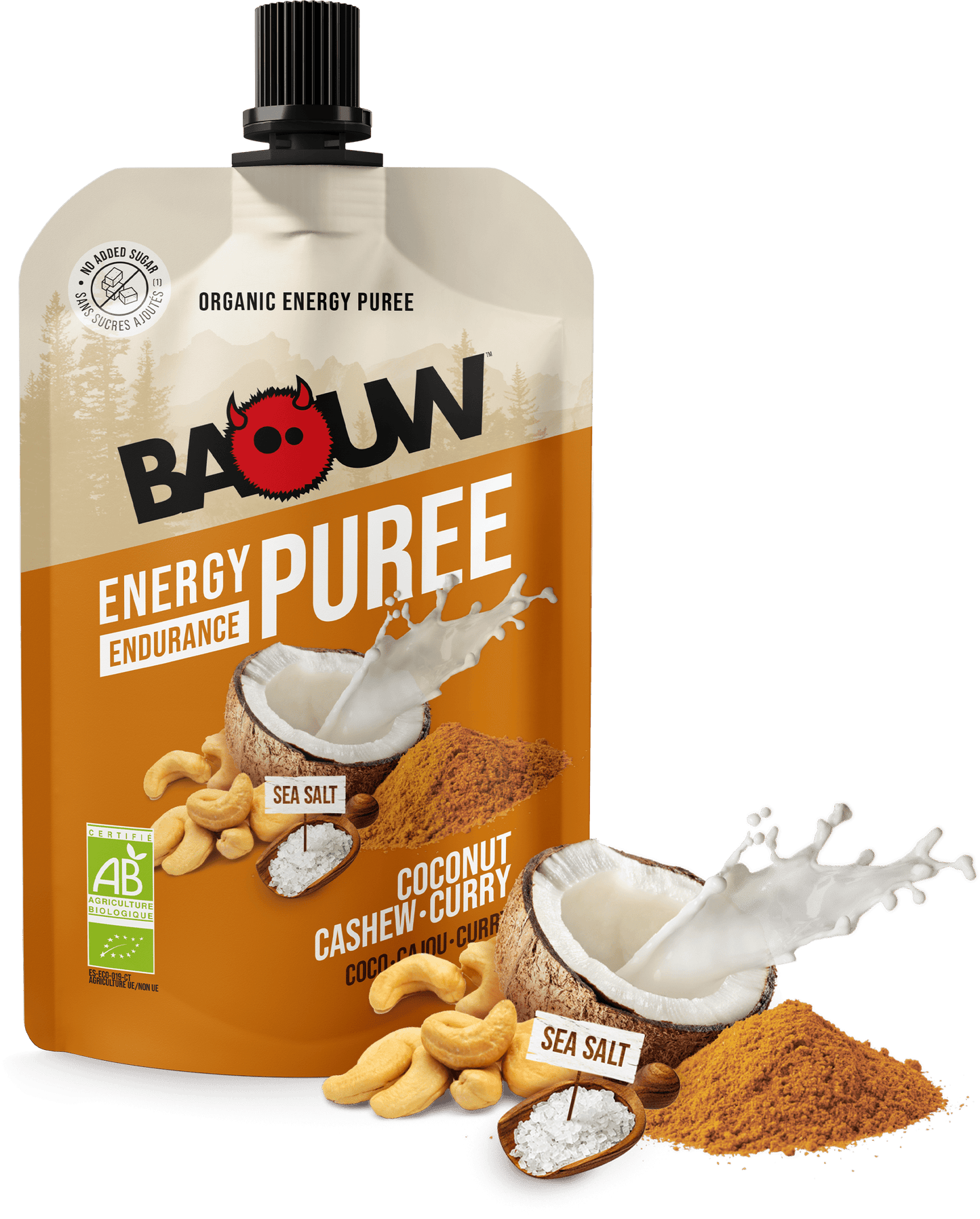 Purée Énergétique BIO cari de légumes 90 gr
