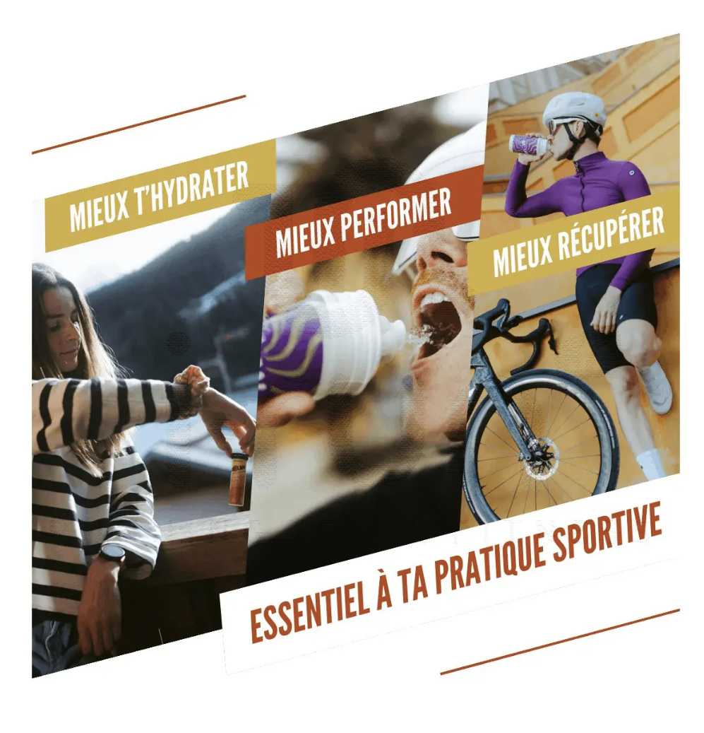 NOUVEAU ! Pack de 5 tubes d'électrolytes BIO Mangue - Ananas