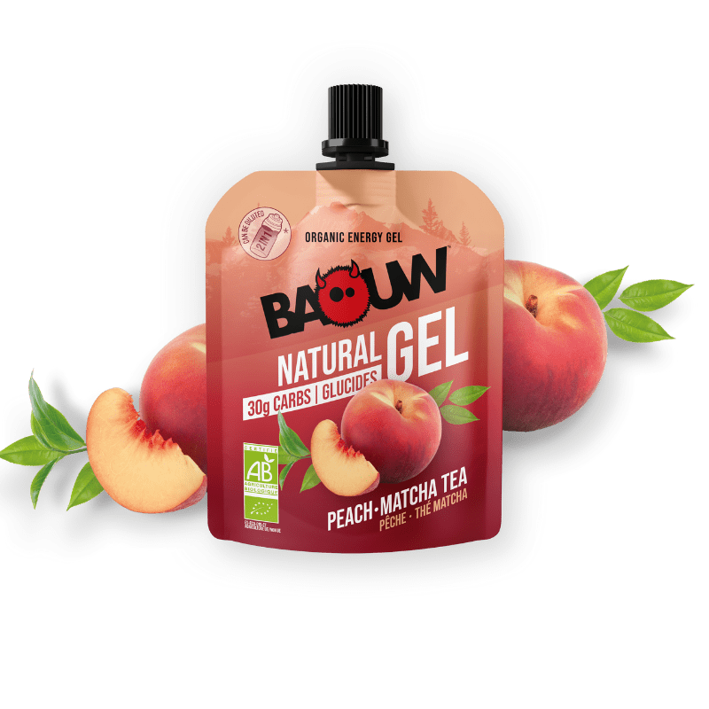 Gel naturel BIO Pêche & Thé Matcha 85 gr