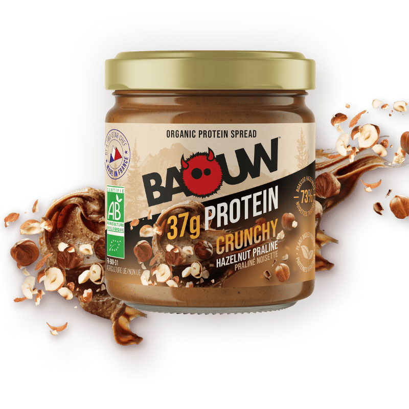 Pâte à Tartiner bio Protéinée Crunchy Praliné & Noisettes
