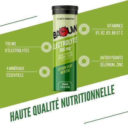 Baouw Electrolytes Citron Vert-Menthe