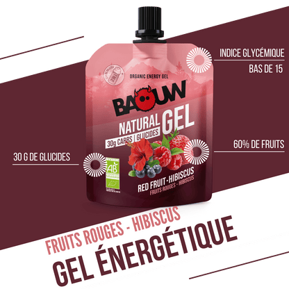 Gel naturel bio Pêche & thé Matcha