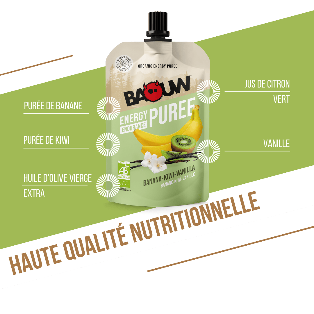Purée bio Banane & Kiwi-Vanille
