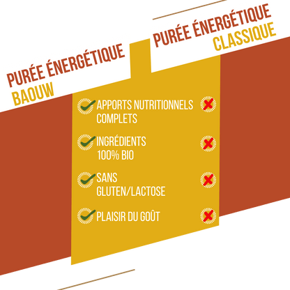 Purée bio Mangue Passion & Gingembre