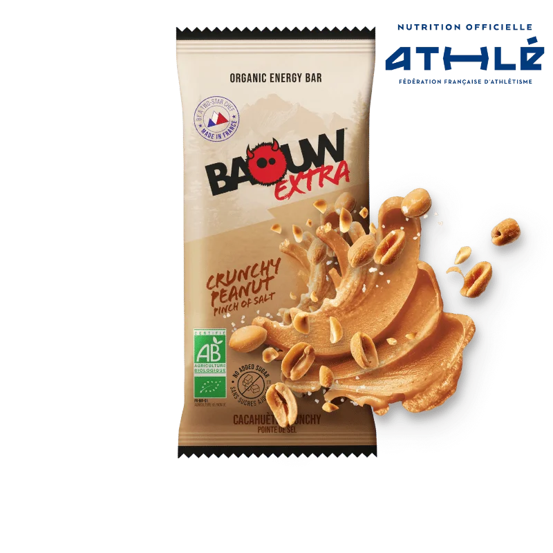 Baouw Barre Extra BIO Cacahuette crunchy 50g