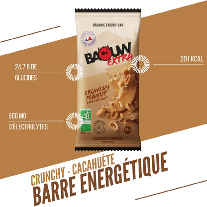 Baouw Barre Extra BIO Cacahuette crunchy 50g