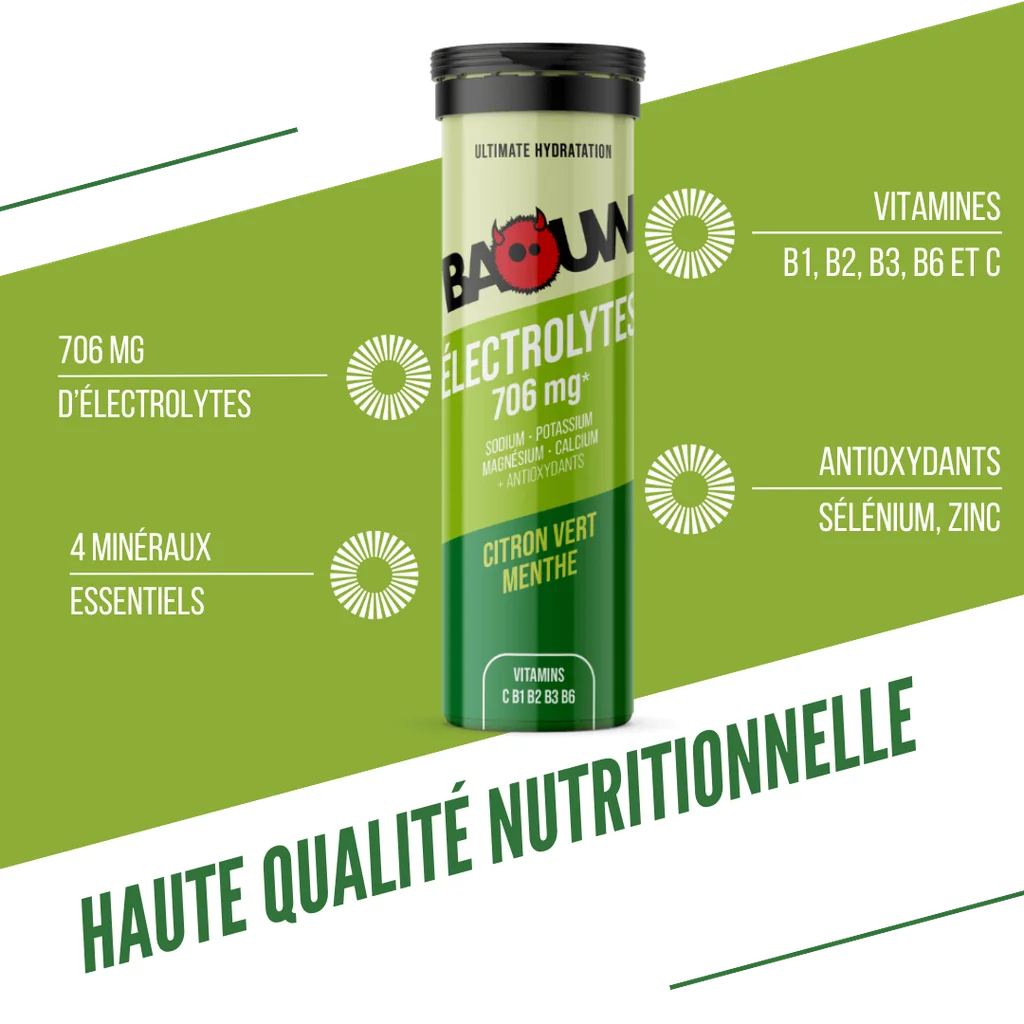 Baouw Electrolytes Citron Vert-Menthe