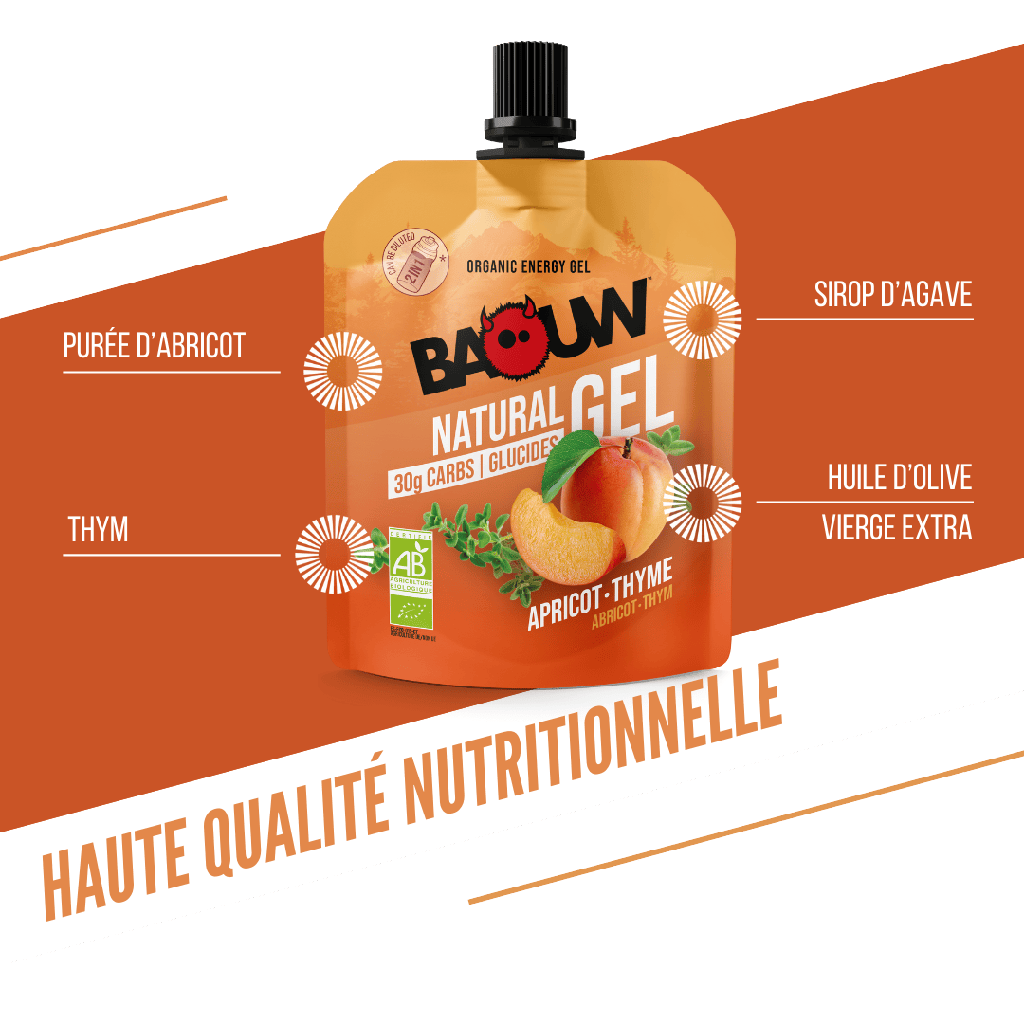 Baouw Gel naturel BIO Abricot 85g