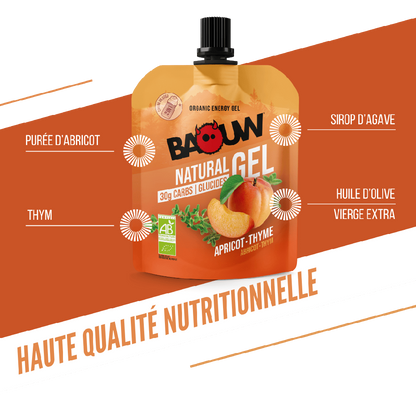 Baouw Gel naturel BIO Abricot 85g