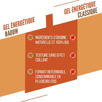 Baouw Gel naturel BIO Abricot 85g