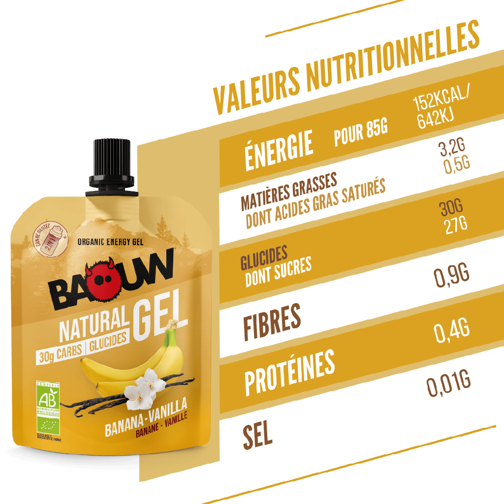 Baouw Gel naturel BIO Banane 85g