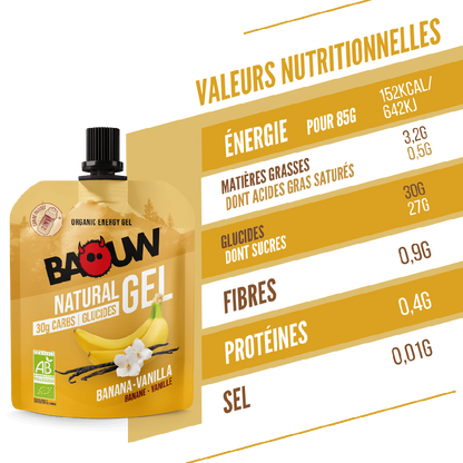 Baouw Gel naturel BIO Banane 85g