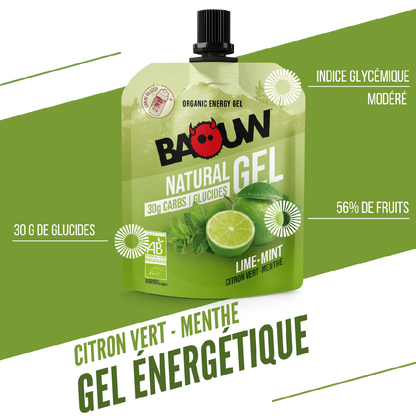 Baouw Gel naturel BIO Citron Vert-Menthe 85g