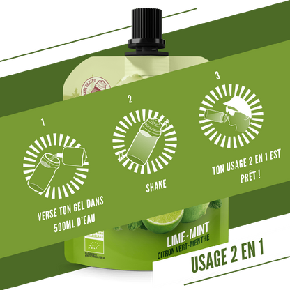 Baouw Gel naturel BIO Citron Vert-Menthe 85g