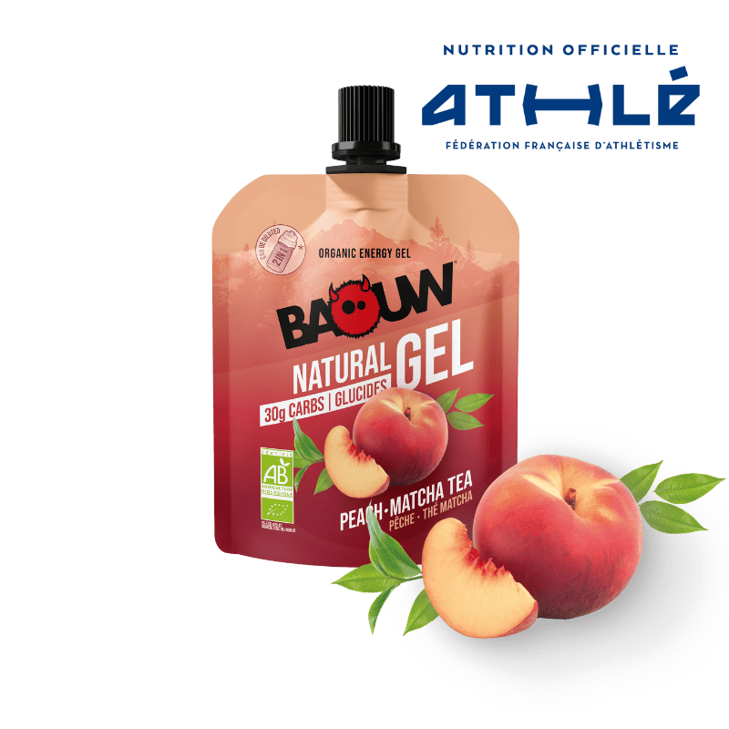 Baouw Gel naturel BIO Pêche 85g