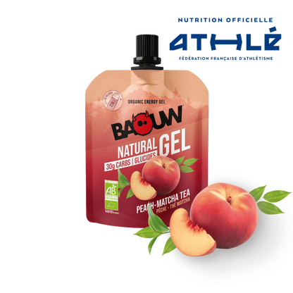 Baouw Gel naturel BIO Pêche 85g