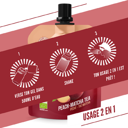 Baouw Gel naturel BIO Pêche 85g