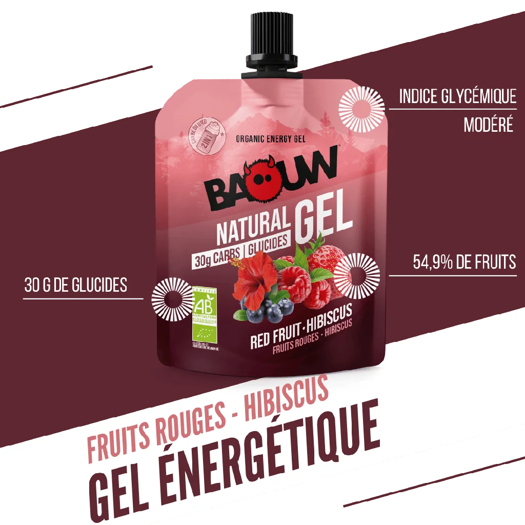 Baouw Gel naturel BIO Fruits rouges 85g