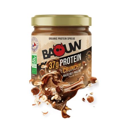 TEST Baouw Pâte à Tartiner Crunchy BIO Protéinée Cacao 200g (Copie)