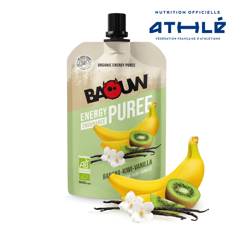 Baouw Purée BIO Banane-Kiwi-Vanille 90g