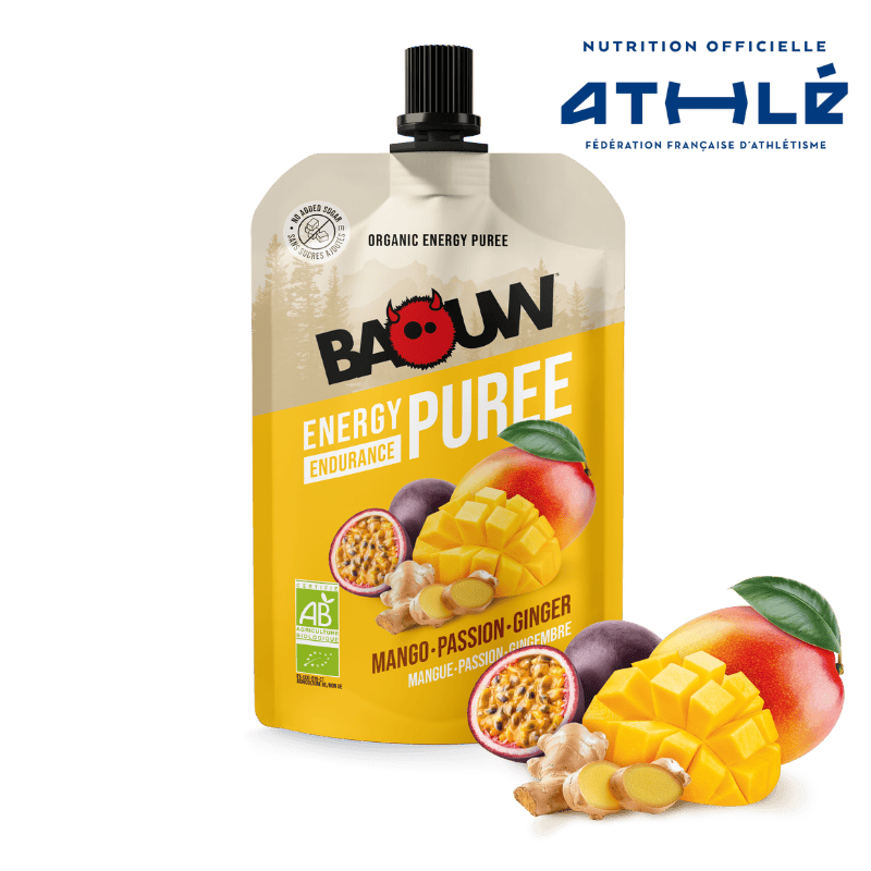 Baouw Purée BIO Mangue-Passion-Gingembre 90g