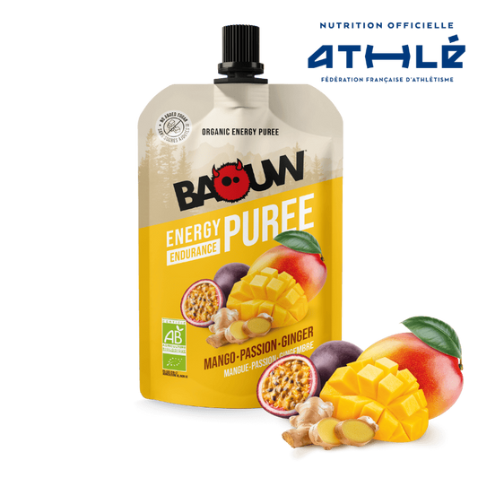 Baouw Purée BIO Mangue-Passion-Gingembre 90g