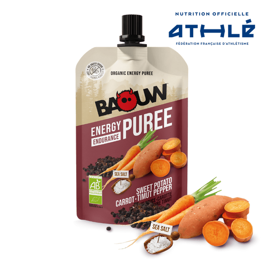 Baouw Purée BIO Patate Douce-Carotte-Poivre Timut 90g
